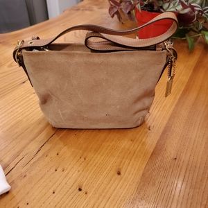 Suede Coach Mini